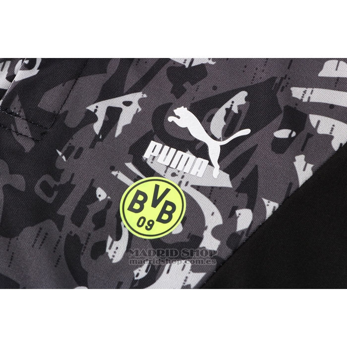 Camiseta Polo del Borussia Dortmund 2021-2022 Negro